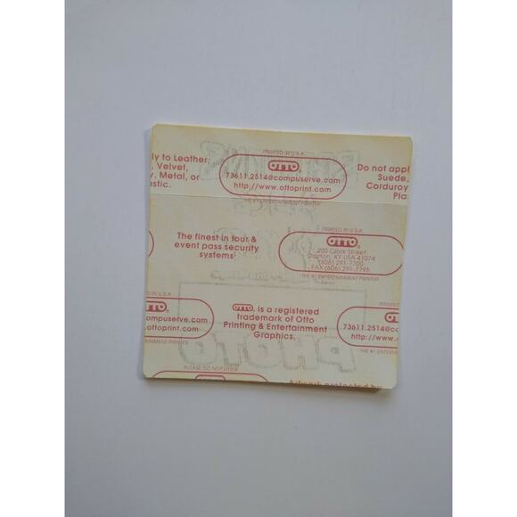 Alice Cooper Scorpions Backstage Pass Original 1996 Hard Rock Music Yellow - Picture 4 of 4